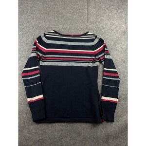 Smartwool 100% Merino Wool Knit Sweater Women's S Stripe Sleeves Wicking Outdoor